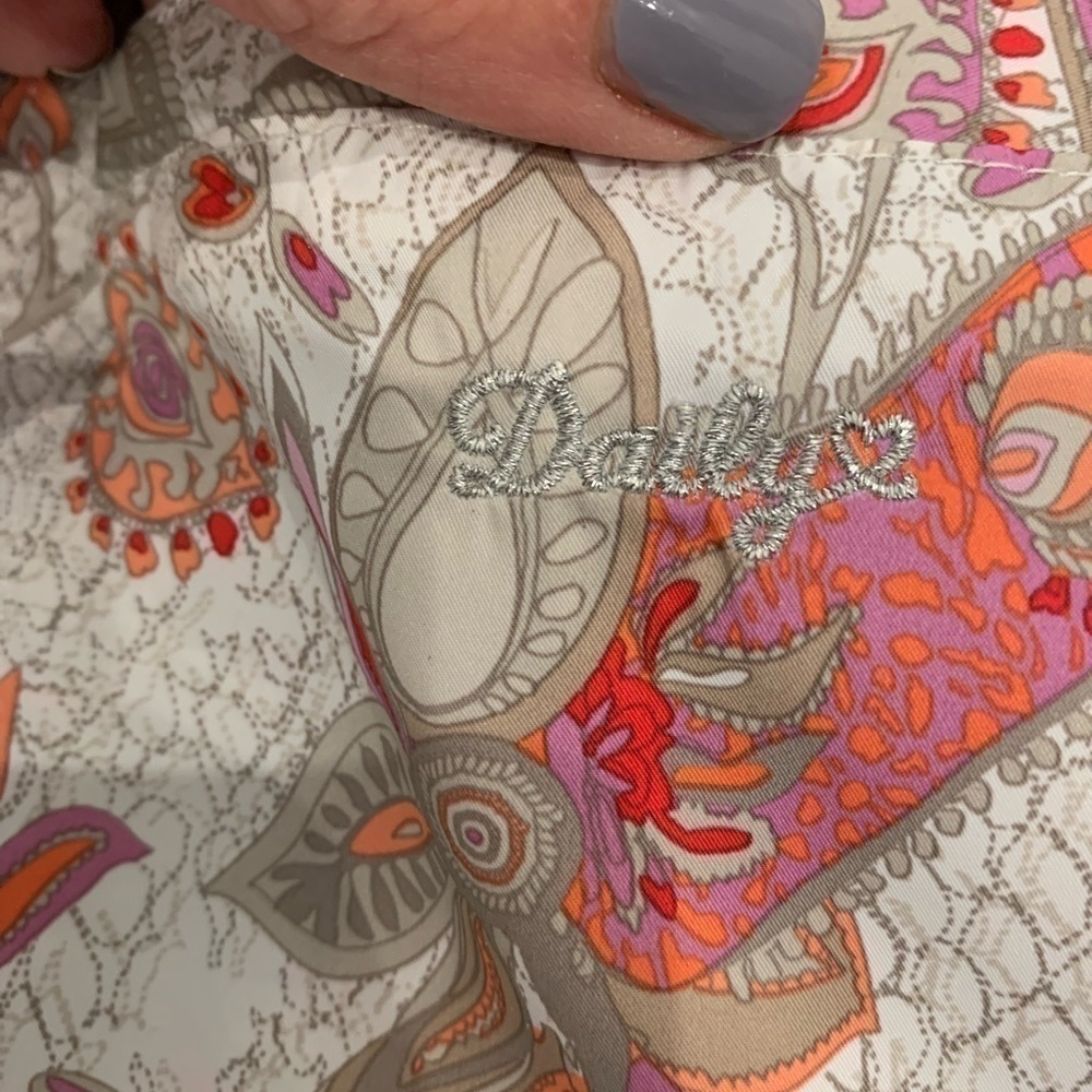 DAILY SPORTS Golf or tennis paisley skort skirt EUC size 2 - Picture 8 of 14